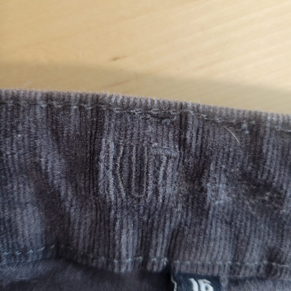 Kut from the Kloth Dark Gray Corduroy Pants - Picture 3 of 7